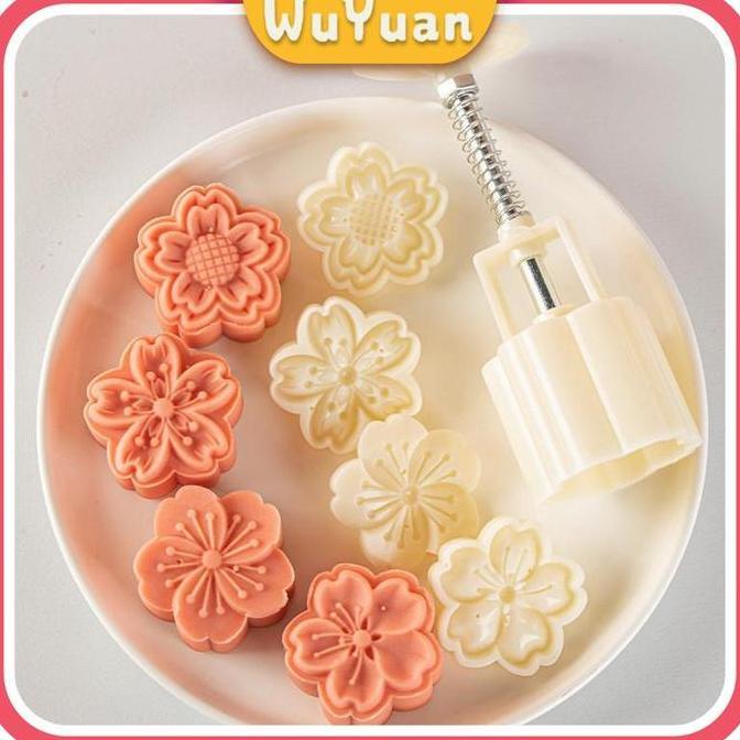 BEST Ready Cetakan siap pakai / pai / cetakan kue / cetakan kue bulan 50gr / cetakan kue bulan 50gr 