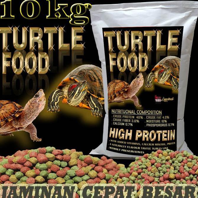 TERMURAH - 10KG PAKAN KURA AIR BRAZIL CST AMBON PELET KARUNGAN TURTLE