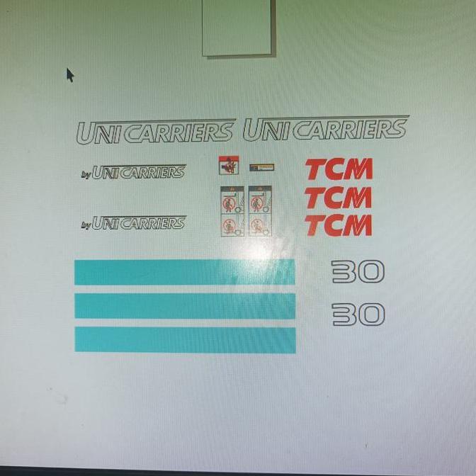 Stiker Forklift TCM 3 Ton