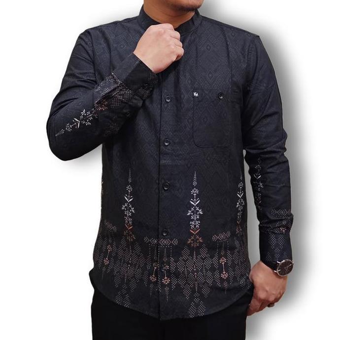 Bagusbanget- Kemko Dewasa Kh Kemeja Koko Pria Lengan Panjang Bahan Katun Linen India Premium Ada Uku