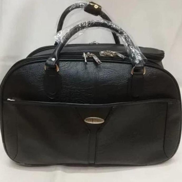 Mytravel- Polo Classic 18 Inch - 23 Inch Travel Duffle Troli Bag Trolley Kulit Pu Tas Pakaian Roda M