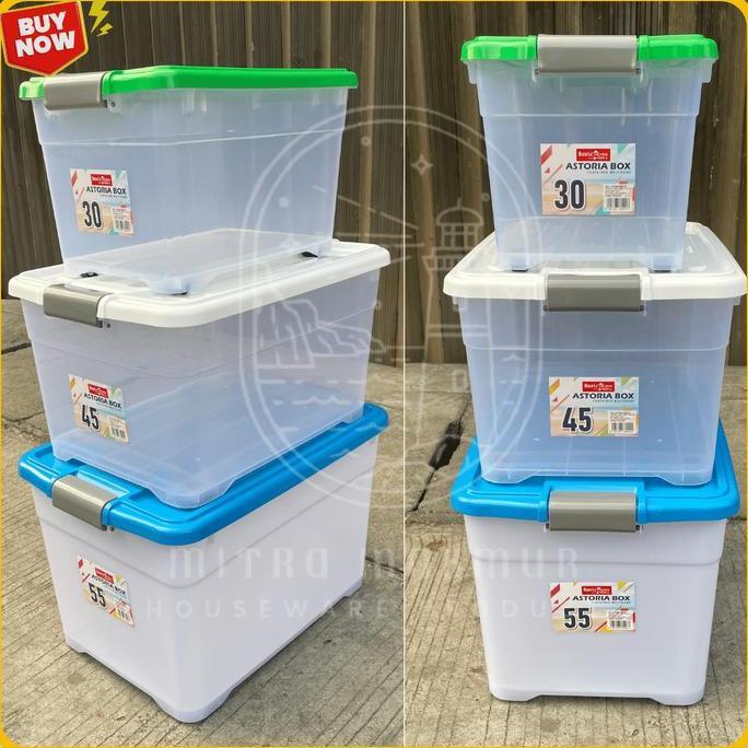 KONTAINER BOX RODA 30 45 55 LITER BASIC HOME LION STAR CONTAINER BOX