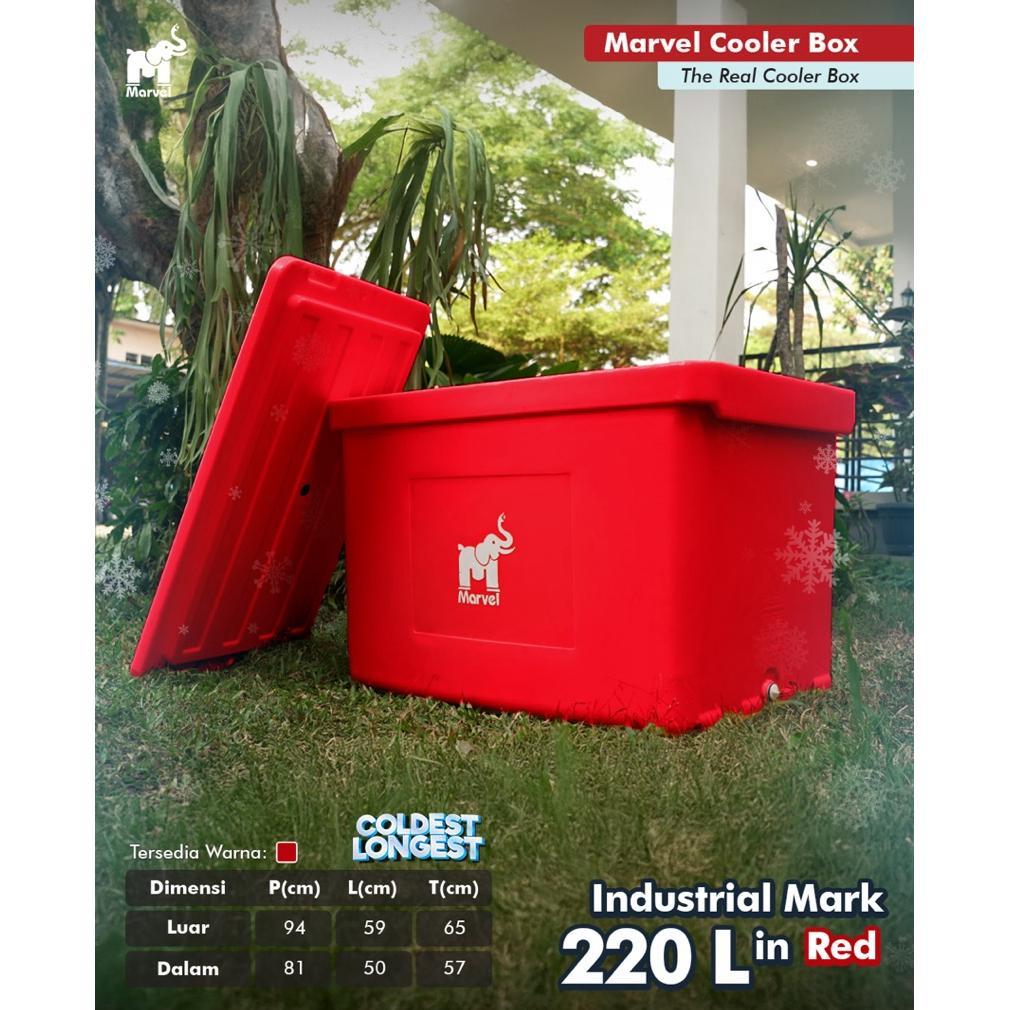 [ZR] MarvelCoolers 220 Ltr - Industrial Mark - CoolBox - IceBox - Es box