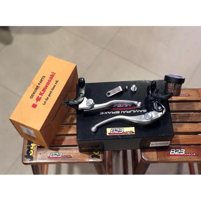 TERMURAH - Master rem Nissin Samurai Radial Black set Handle kiri Z900 Thailand