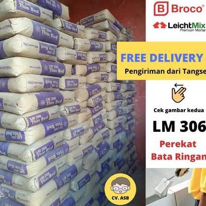 Leichtmix 306 LM 306 Perekat Hebel Mortar Lem bata ringan Semen Instan