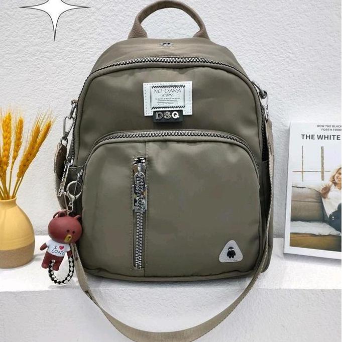 Updown- Tas Ransel Wanita Dsq Parasut Import Korean Original Terbaru
