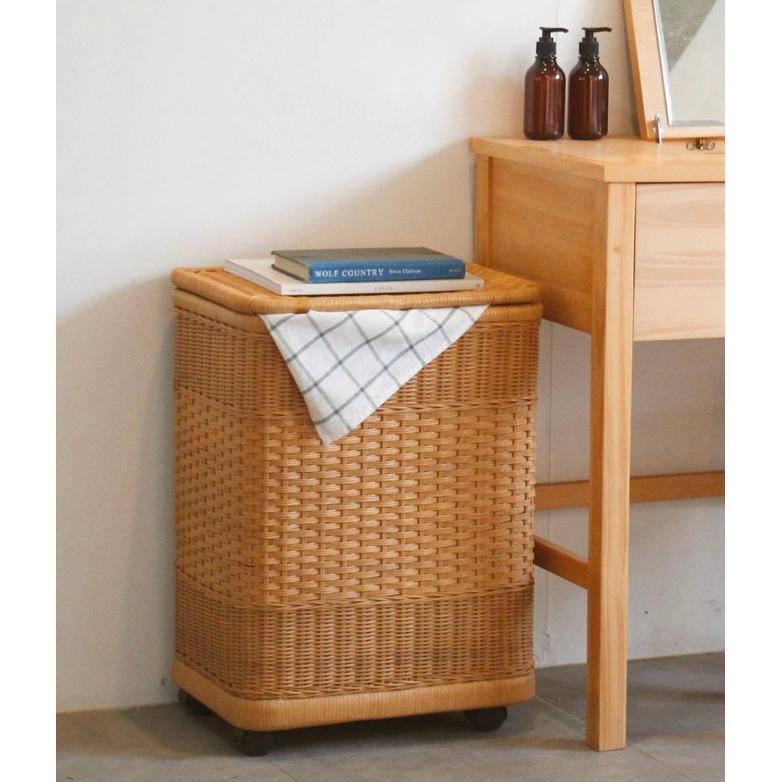 [ZR] Keranjang Laundry Rotan Estetik Kapasitas Besar