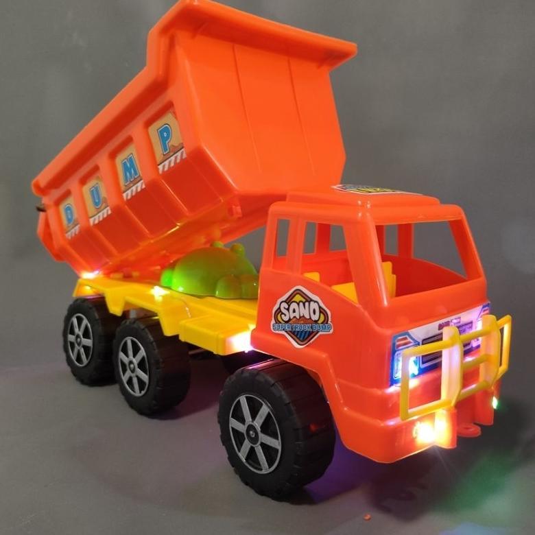 Paket Hemat ( Bisa Cod ) Promo Mainan Anak Mobil Mobilan Truk Dump Truck Bak Pasir Konstruksi Plasti