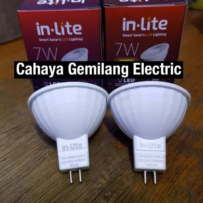 Lightfast- Lampu Mr16 Inlite 7W Mr 16 7Watt Inlite