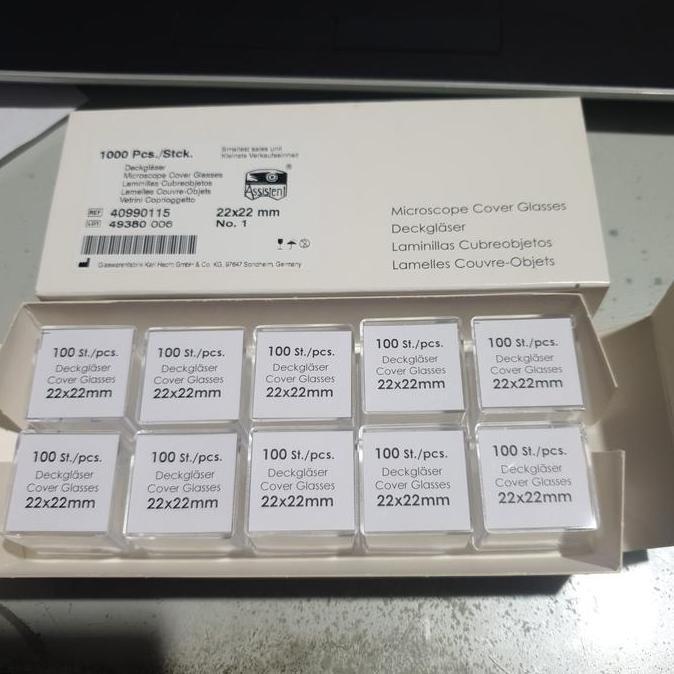 Medikit- Assistent (Germany ) Cover Glass 24X24 Mm