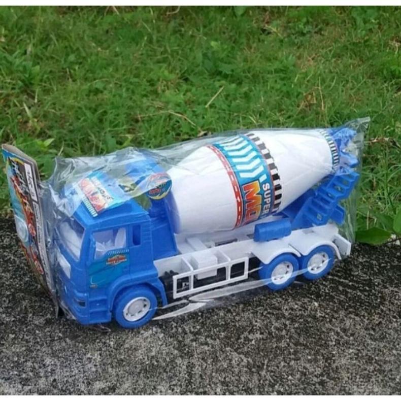 ORIGINAL Mainan Truk Molen Truck Molen Pasir dengan 6 Roda Bisa Jalan Lucu dan Murah KEKINIAN