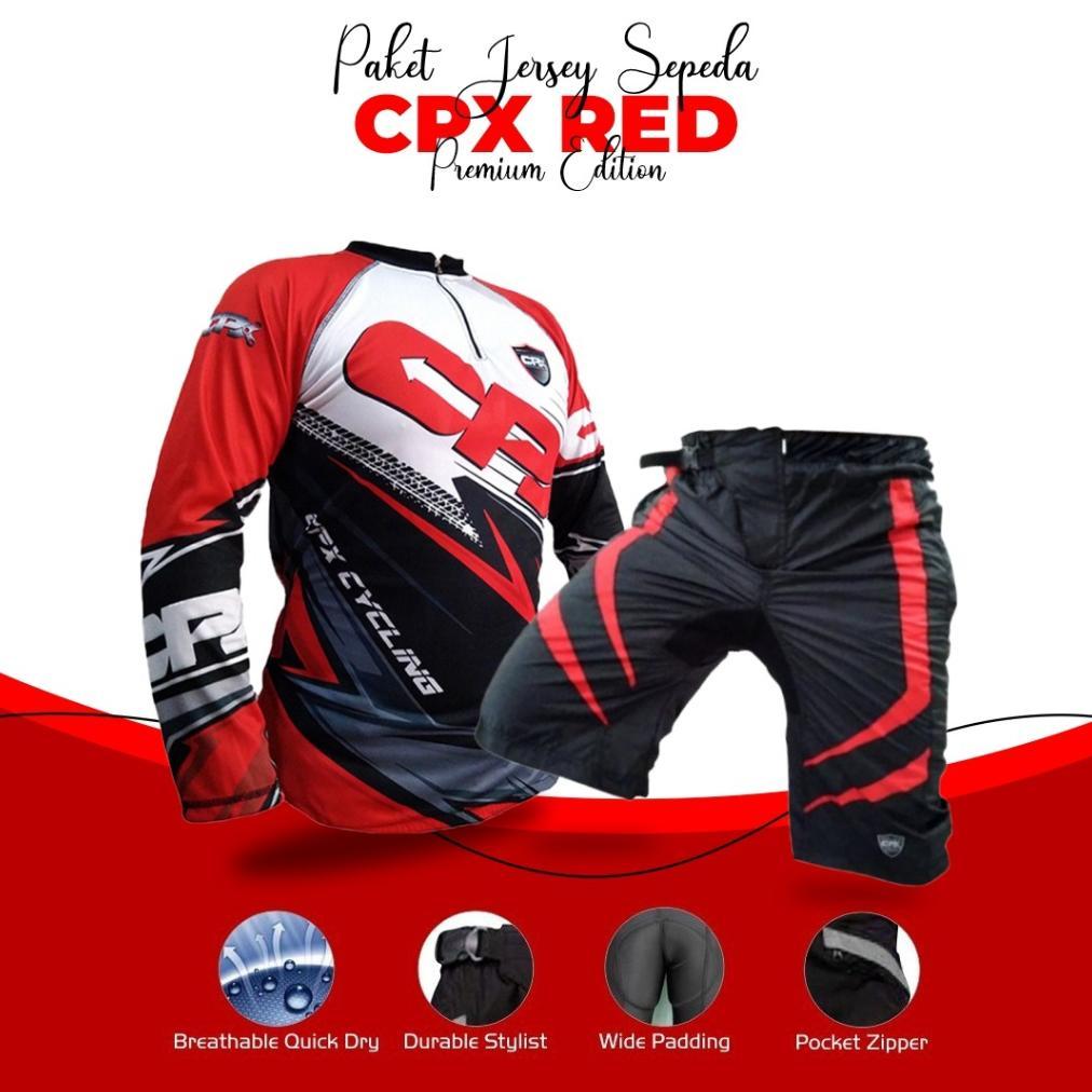 bestpromo cpx setelan baju jersey sepeda mtb / baju roadbike kaos milano premium dan celana sepeda g