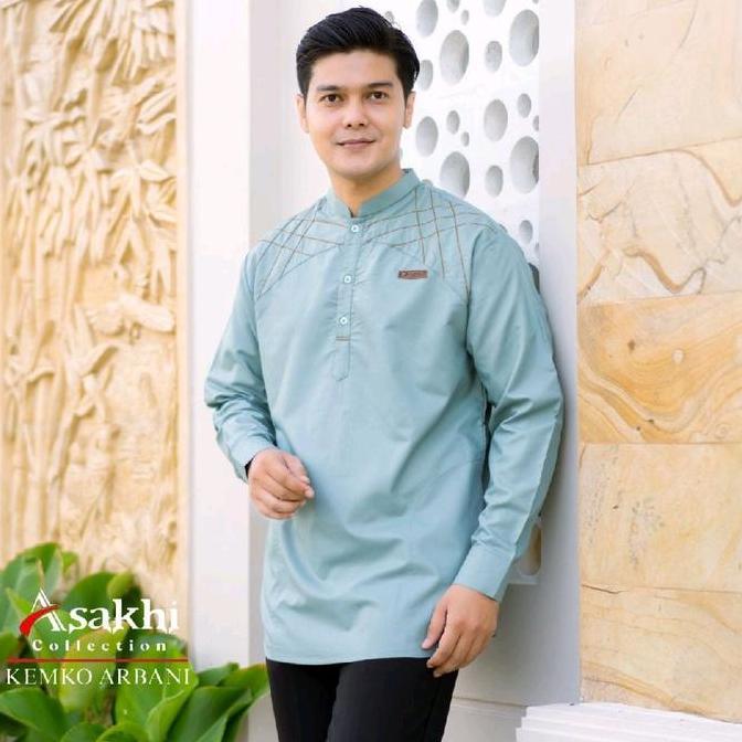 BAJU MUSLIM KOKO MOTIF//BAJU KOKO TANPA KERAH//BAJU KOKO LAKI KEKINIAN
