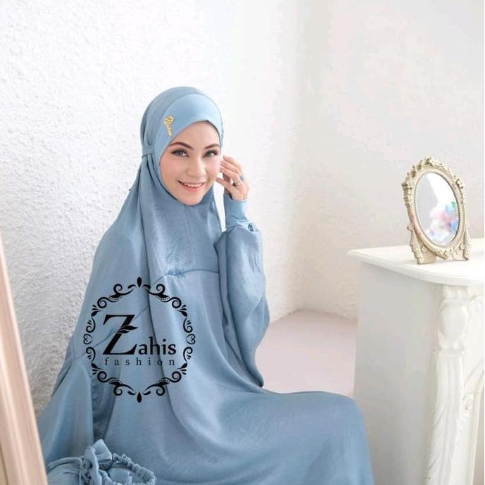MUKENA MELAYU SILK SANTORINI