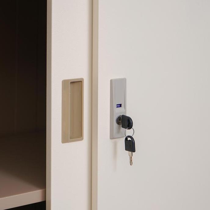 Grosir Informa Kiev Lemari Arsip Kantor Metal Slide - Cokelat Muda Penyimpanan Dokumen Filing Kabine