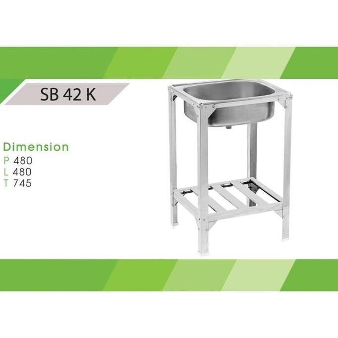 Bak Cuci Royal Sink SB 42 K dengan kaki portable