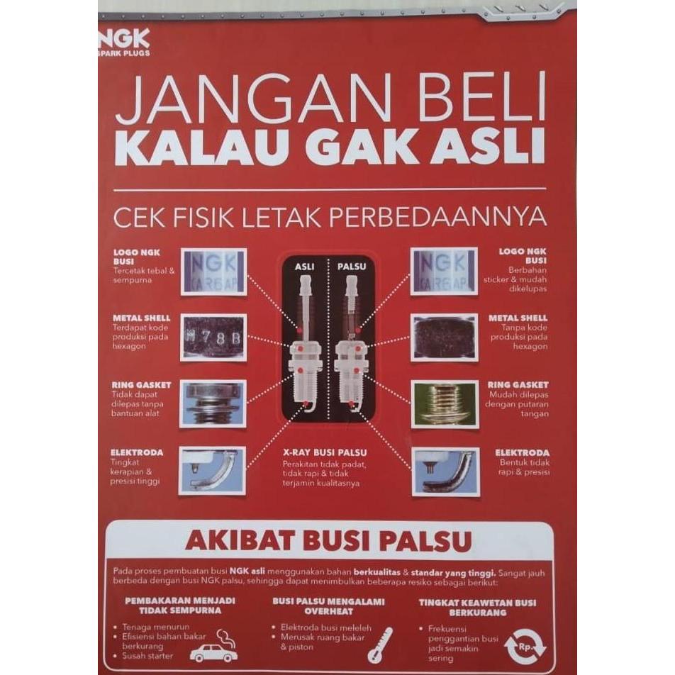 Busi Agya & Ayla 1.0 1000cc - NGK Iridium LKR6AIX