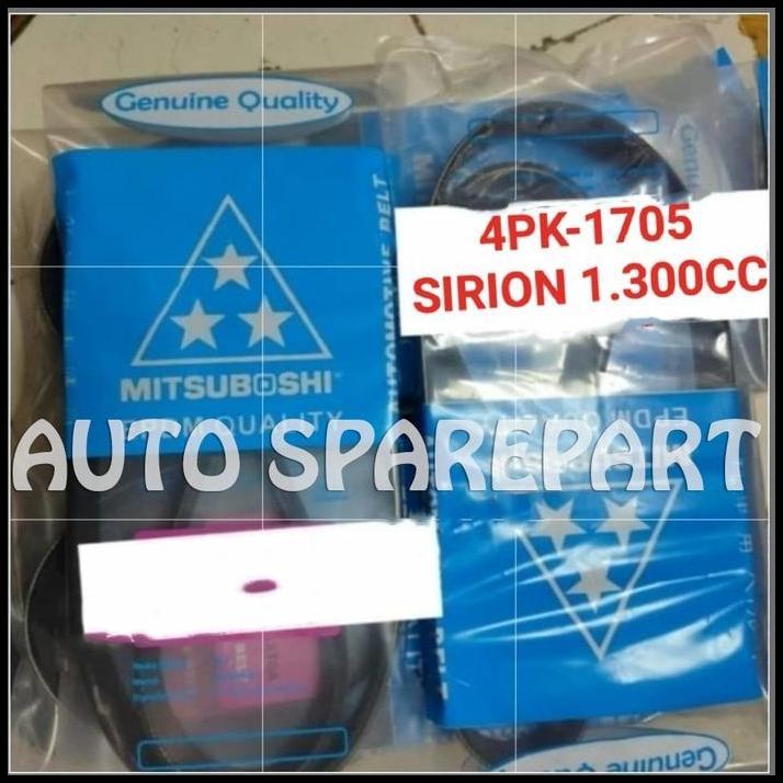 DISKON FAN VAN V BELT TALI KIPAS 4PK1705 DAIHATSU SIRION 1.3CC 4PK-1705 