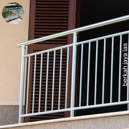 railing balkon tangga stainless