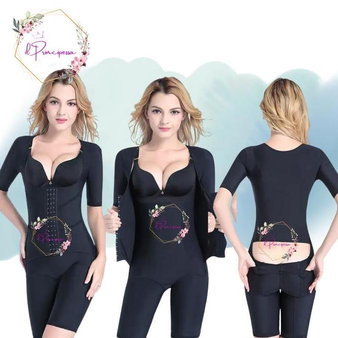 Murah Crystal Slimming Shaper Double Corset - Korset Pelangsing Colombia