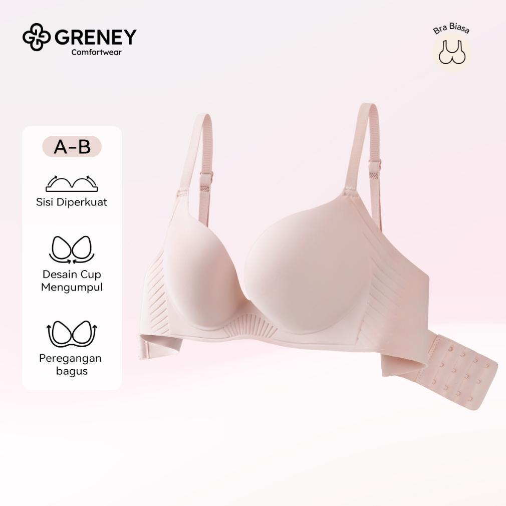 GRENEY-Bra seamless anti kendur menopang PD tanpa kawat tanpa tali mengumpulkan One Piece Warna Bh W