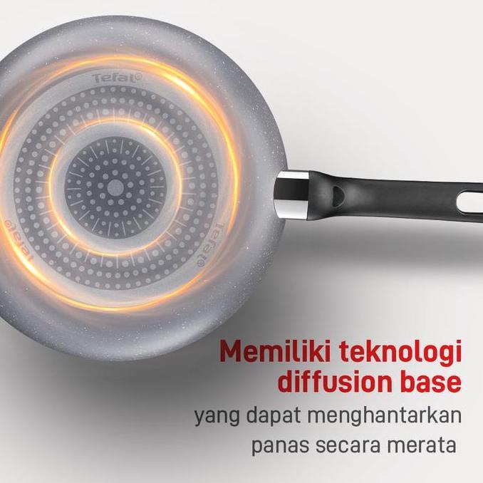 Tefal Cookware Set Wajan 3PCS Series Natura A / Fry Pan Anti Lengket