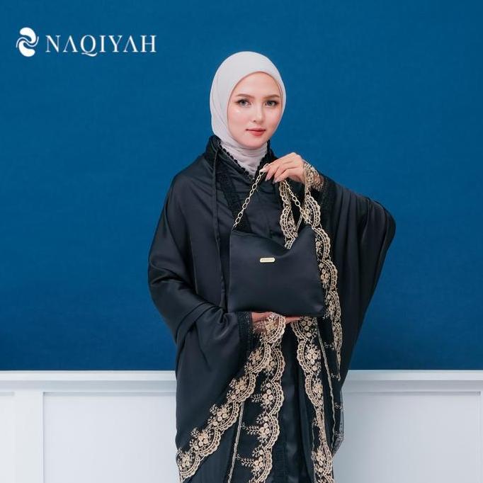 Naqiyah - Mukena 2in1 Dewasa Hasna Series  Mukena Armani Renda Tileu Muslim