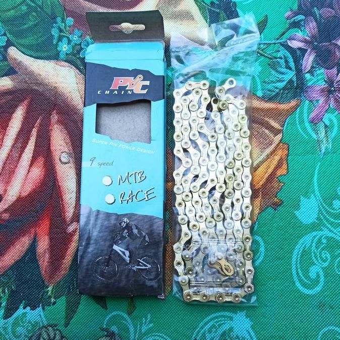 rantai 9 speed pyc gold Rante operan gigi sepeda