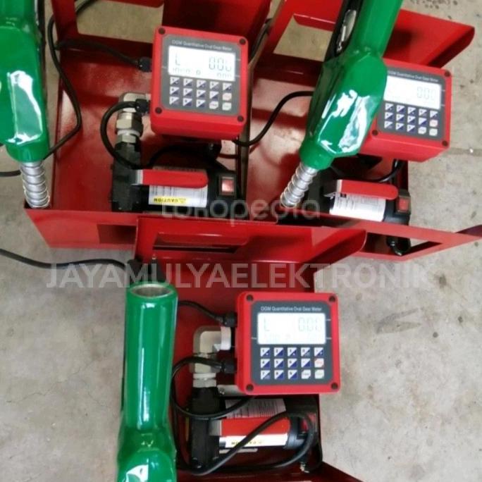 Paket Flowmeter Flow Meter Digital Pompa Transfer BBM SOLAR