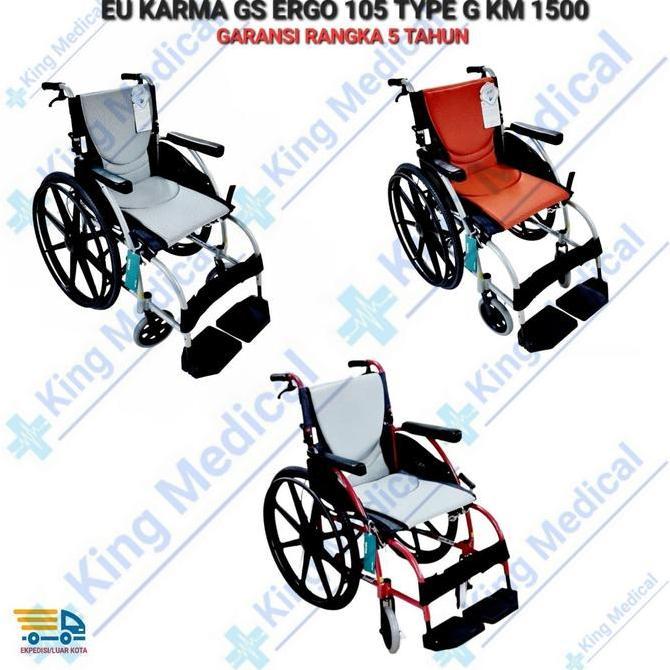 Kursi Roda Karma G S-Ergo 105 Type G KM 1500 EUKarma (Khusus EKSPEDISI)