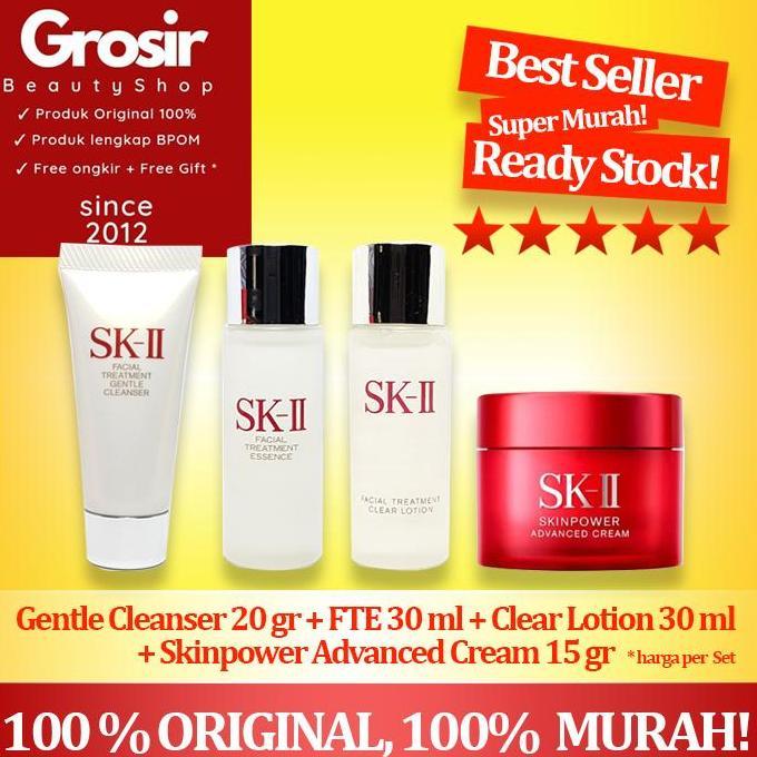 SK-II SK2 SK II SKII Paket Pitera Travel Skinpower