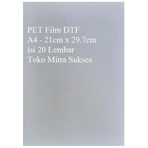 ready PET Film DTF A4
