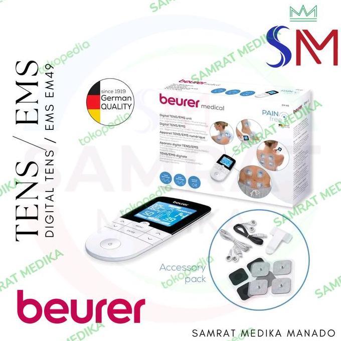 Digital TENS / EMS BEURER (Terapi Nyeri, Stimulasi Otot, dan Pijatan)