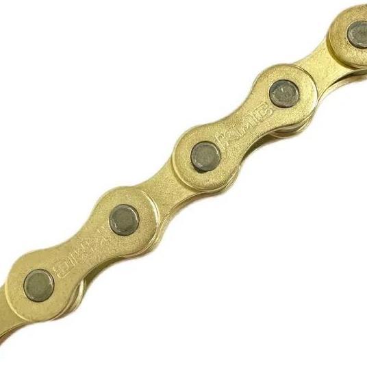 Rantai sepeda KMC S1 gold single speed fixie