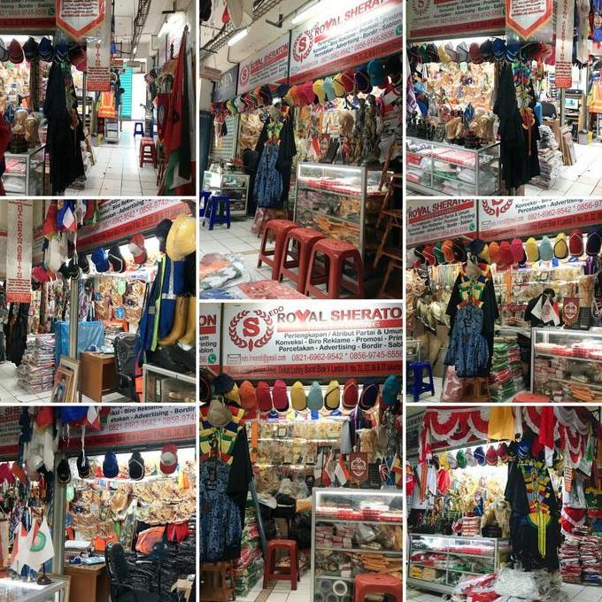 Bendera Logo PGRI Ukuran 90 cm x 135 cm Bahan Satin Ready Berkualitas