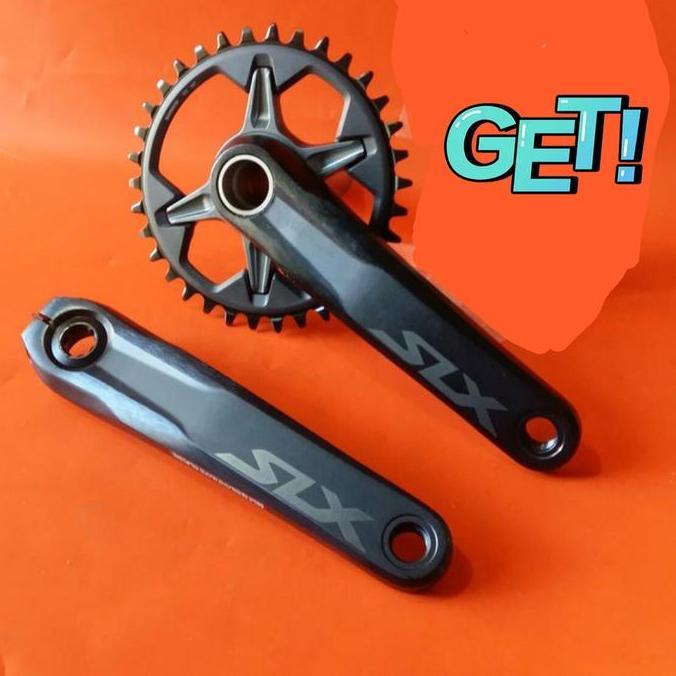 Crank Shimano SLX M7100 Single 34T tanpa BB