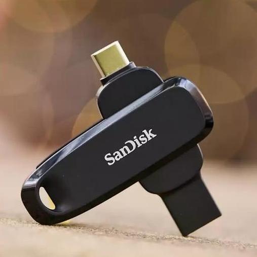 FlashDisk OTG Sandisk SDDDC6 Dual Drive Type-C & USB-A 32GB 64GB 128GB Konverter Konektor HP Ke Komp