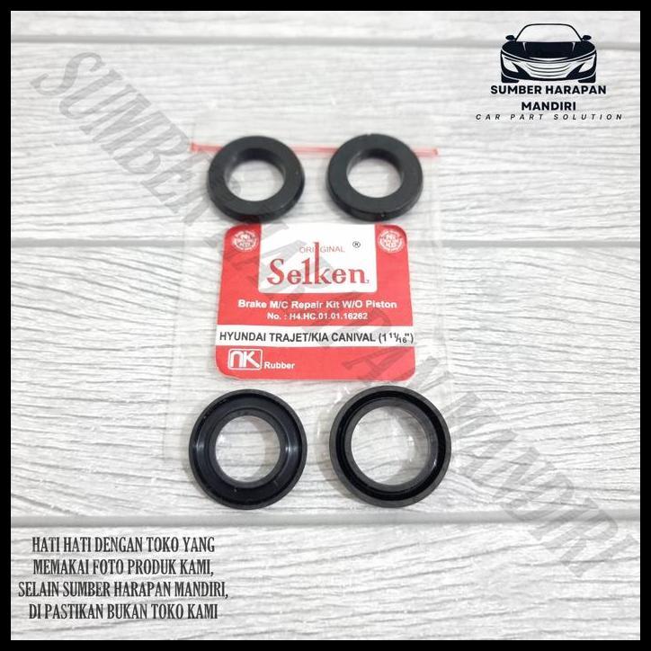BEST DEAL KARET SEAL KIT MASTER REM CENTRAL ATAS HYUNDAI TRAJET CARNIVAL SIZE 1 11/16