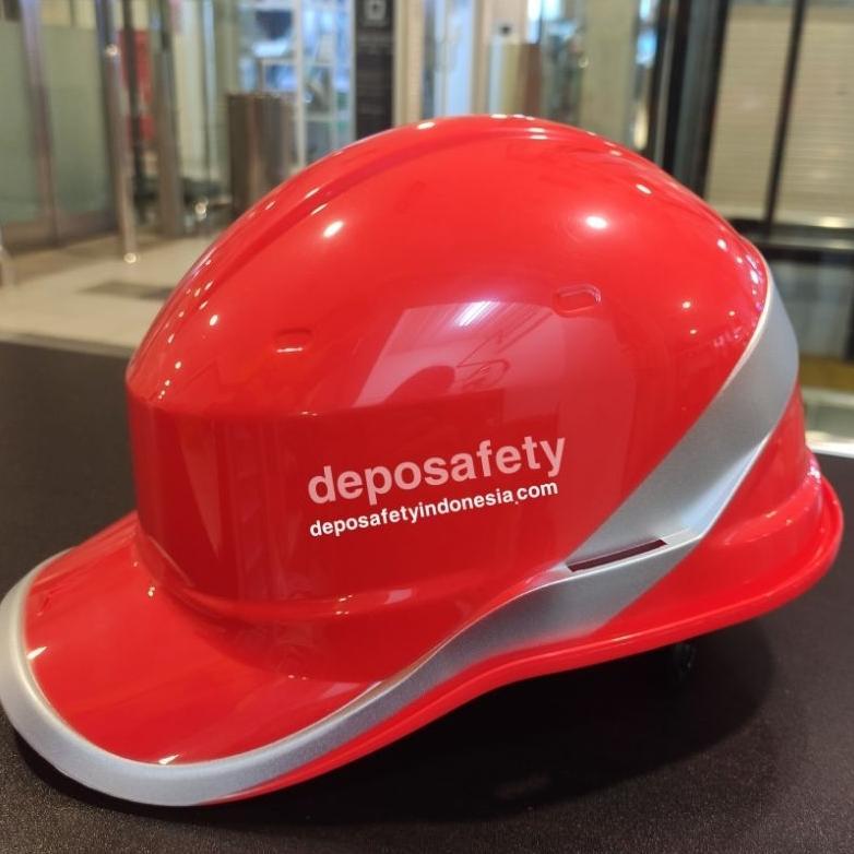Helm Safety Proyek HSE K3 Delta Plus Merah
