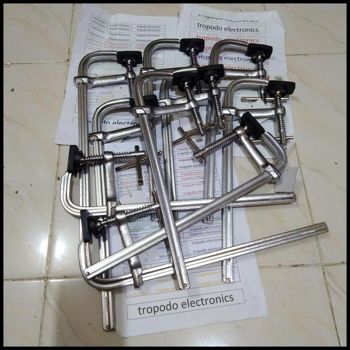 DISKON CATOK CLAMP F STEEL WIPRO PANJANG 30 CM 
