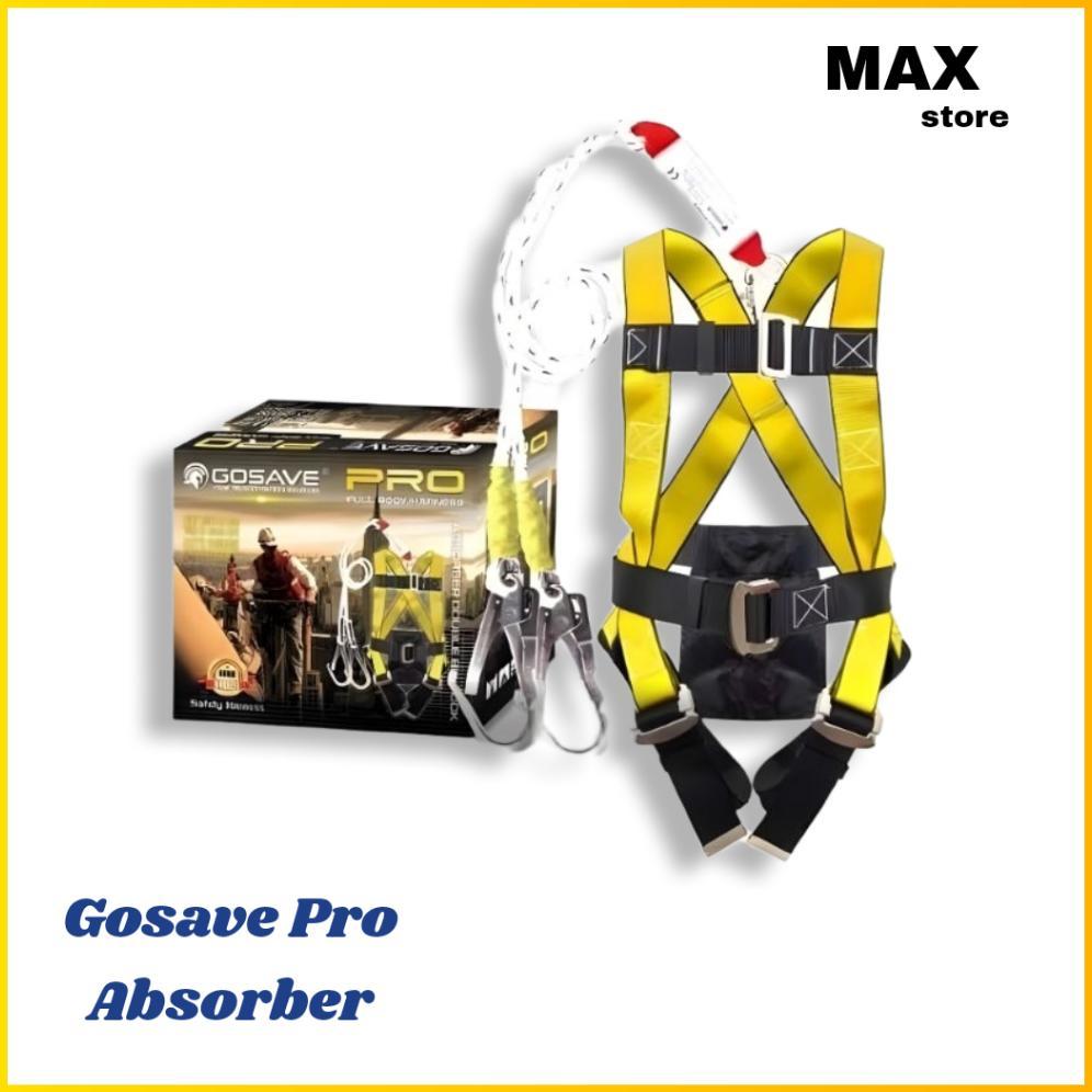 Full Body Harness Safety Double Hook Absorber Gosave PRO/ Full body harnes ori Gosave