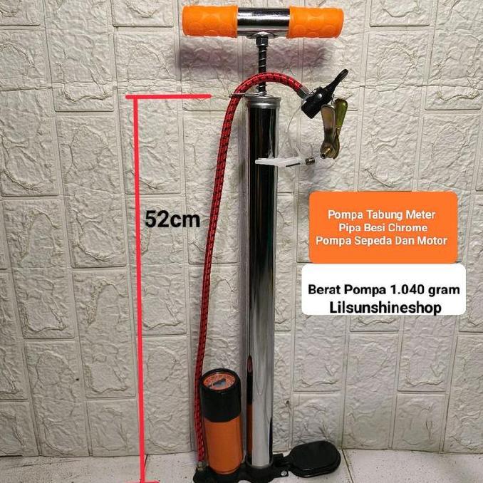 SPARTACUS ATLANTIS Pompa Ban Dalam Tire Sepeda Dan Motor