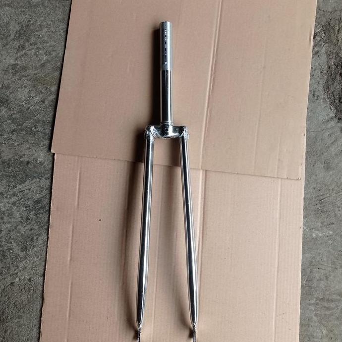 fork sepeda 27 balap roadbike fixie jadul crome chrome taiwan