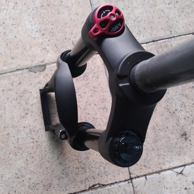 fork shockbreaker sepeda depan 26 mtb poison alloy travel 120 T120
