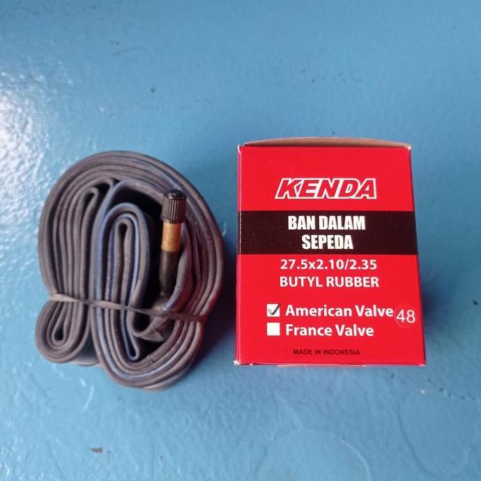 ban dalam sepeda 27.5 x 2.10 2.125 2.20 2.35 27.5x2.10 KENDA schrader av 48 mm mtb pentil besar