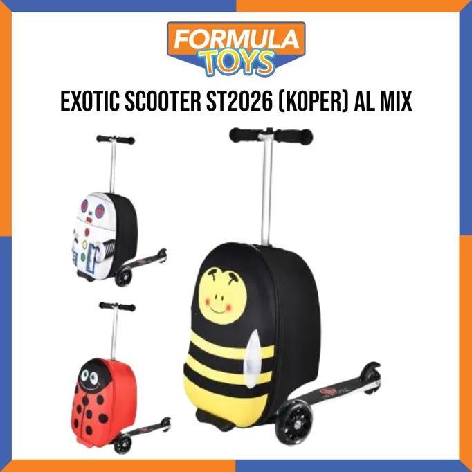 TERMURAH - SKUTER ANAK EXOTIC SCOOTER ST2026 (KOPER) AL MIX