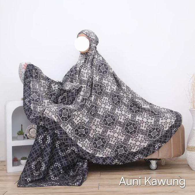 MUKENA RAYON WHITE BATIK LUSITA JUMBOy Setelan Atasan & Bawahan Bali Katun Muslim Panjang Nyaman Baw