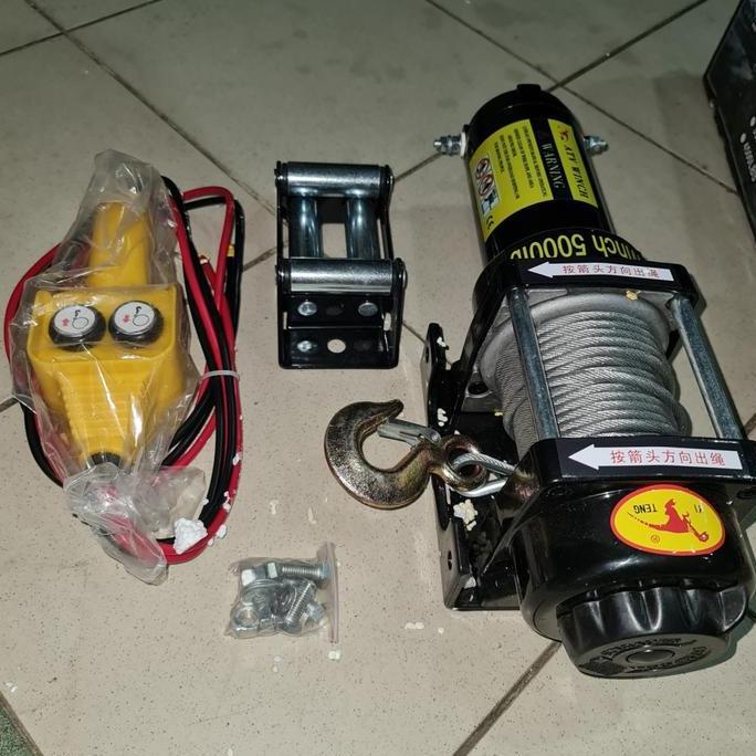 WINCH ATV HOIST 12V 0 LBS ELECTRIC WINCH ATV HOIST 2 KG