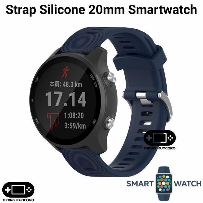 Ready Strap Silicone 20mm silikon tali jam tangan rubber suunto 3 fitness