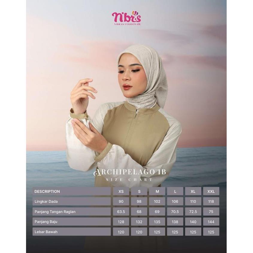 GAMIS NIBRAS ARCHIPELAGO 1B / GAMIS NIBRAS ORI BRANDE / GAMIS BUSUI GAMIS TERBARU